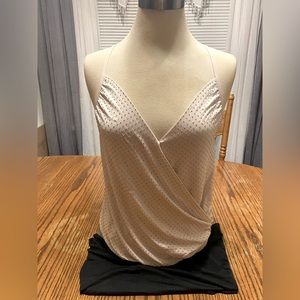 Bebe Studded Sequin Top